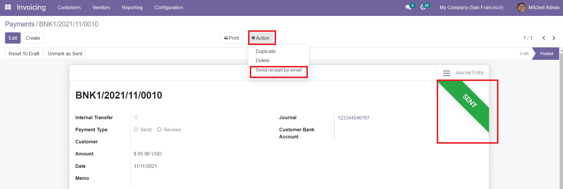 Odoo 15  Invoicing