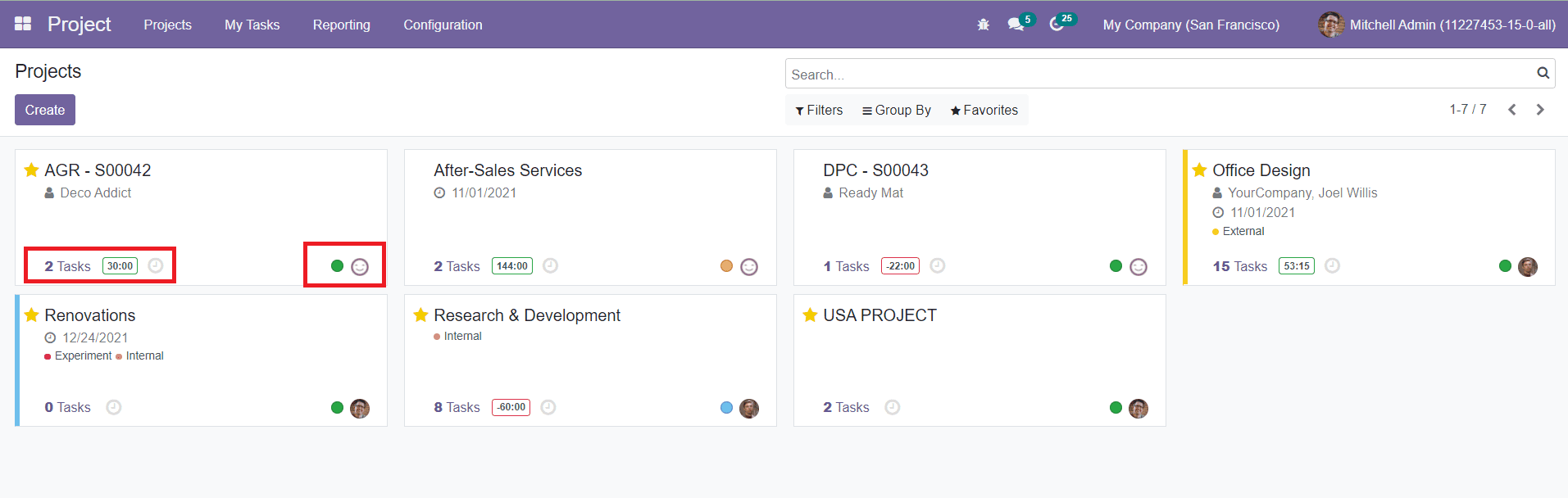 Odoo 15 Project Management