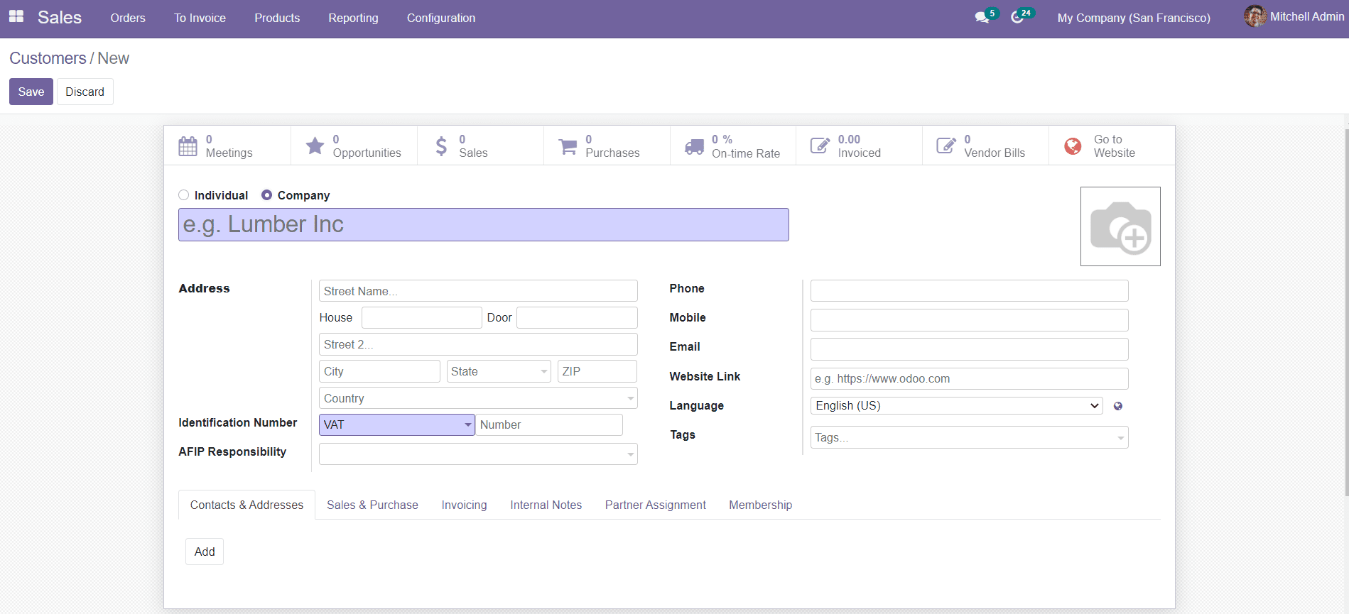 Odoo 14 CRM Module