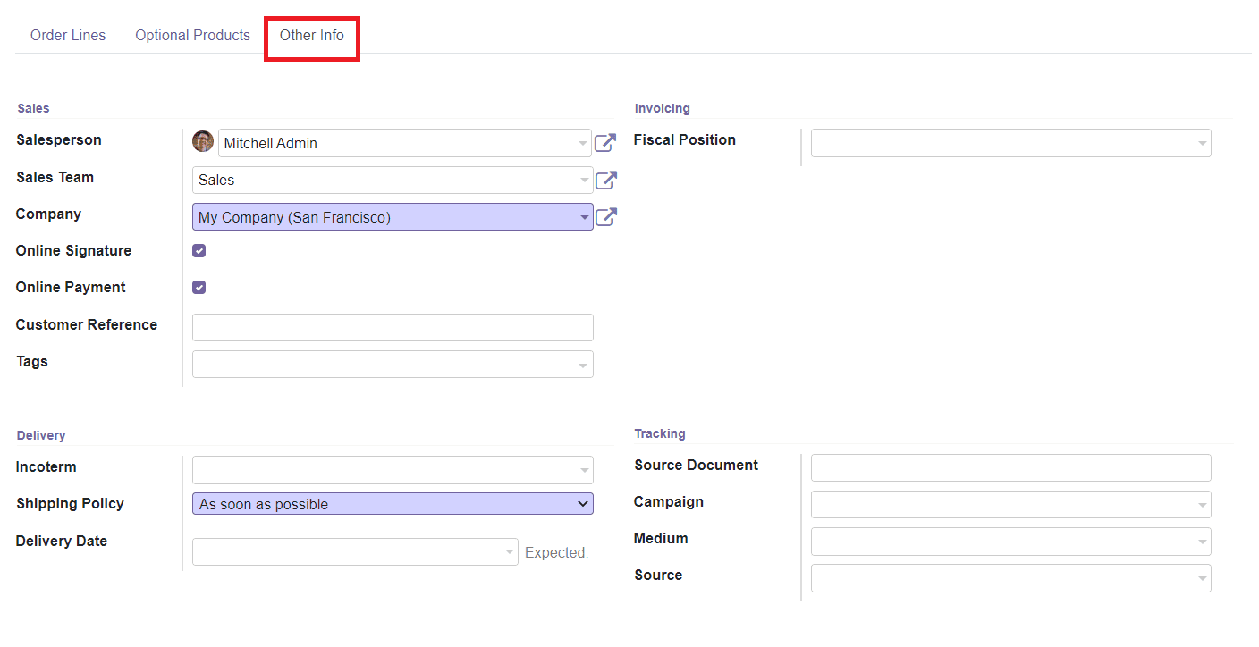 Odoo 14 CRM Module