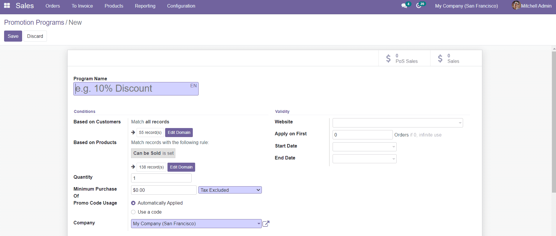 Odoo 15 Sales Module