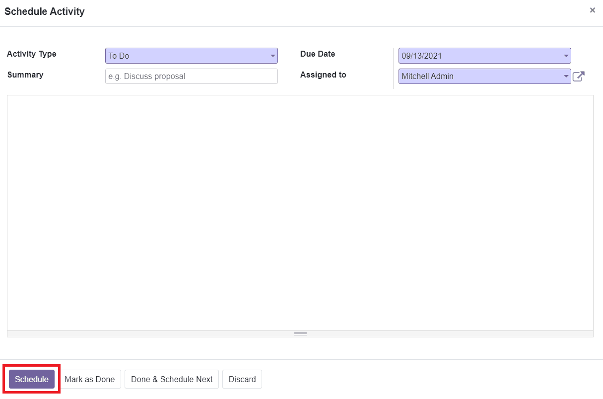 Odoo 14 Sales Module