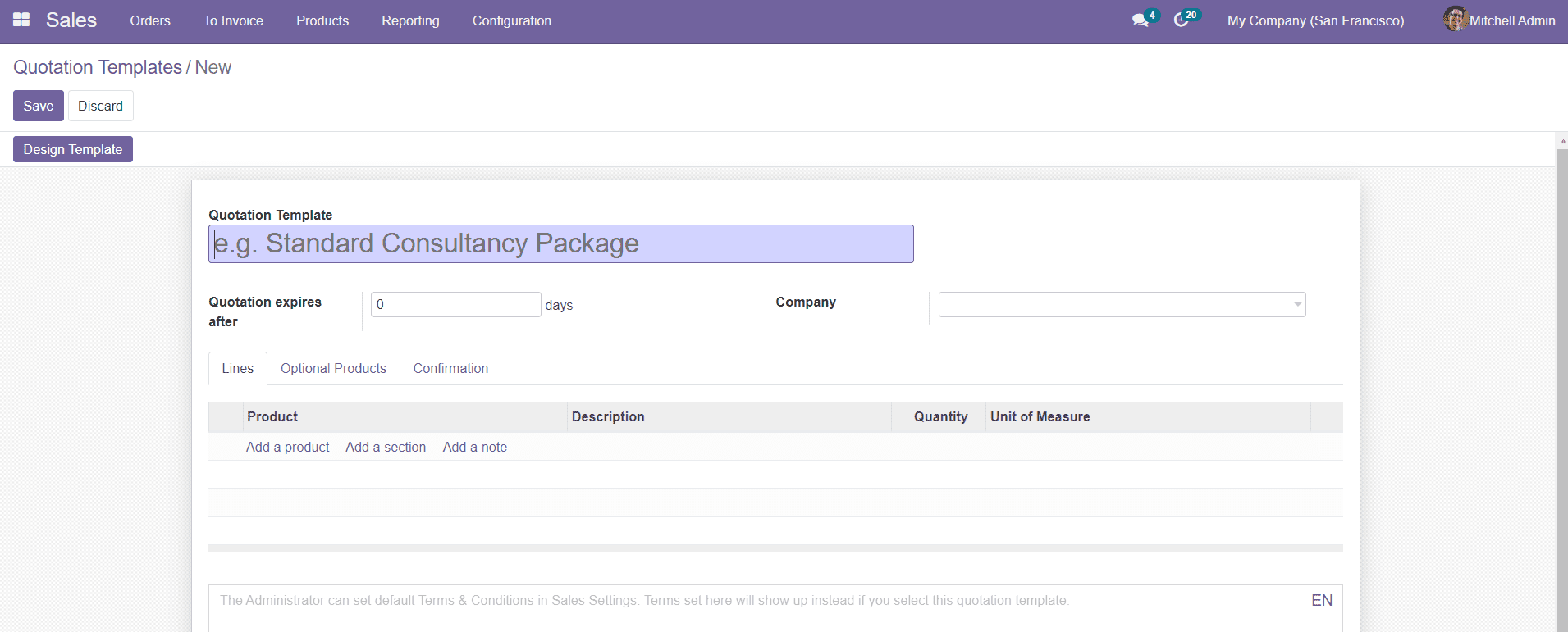 Odoo 15 Sales Module