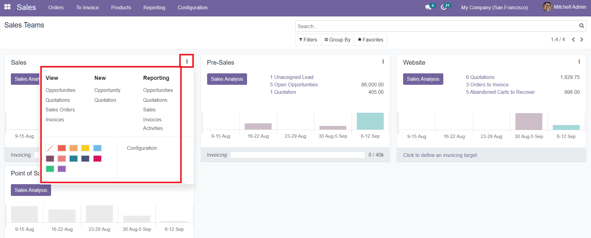 Odoo 14 CRM Module